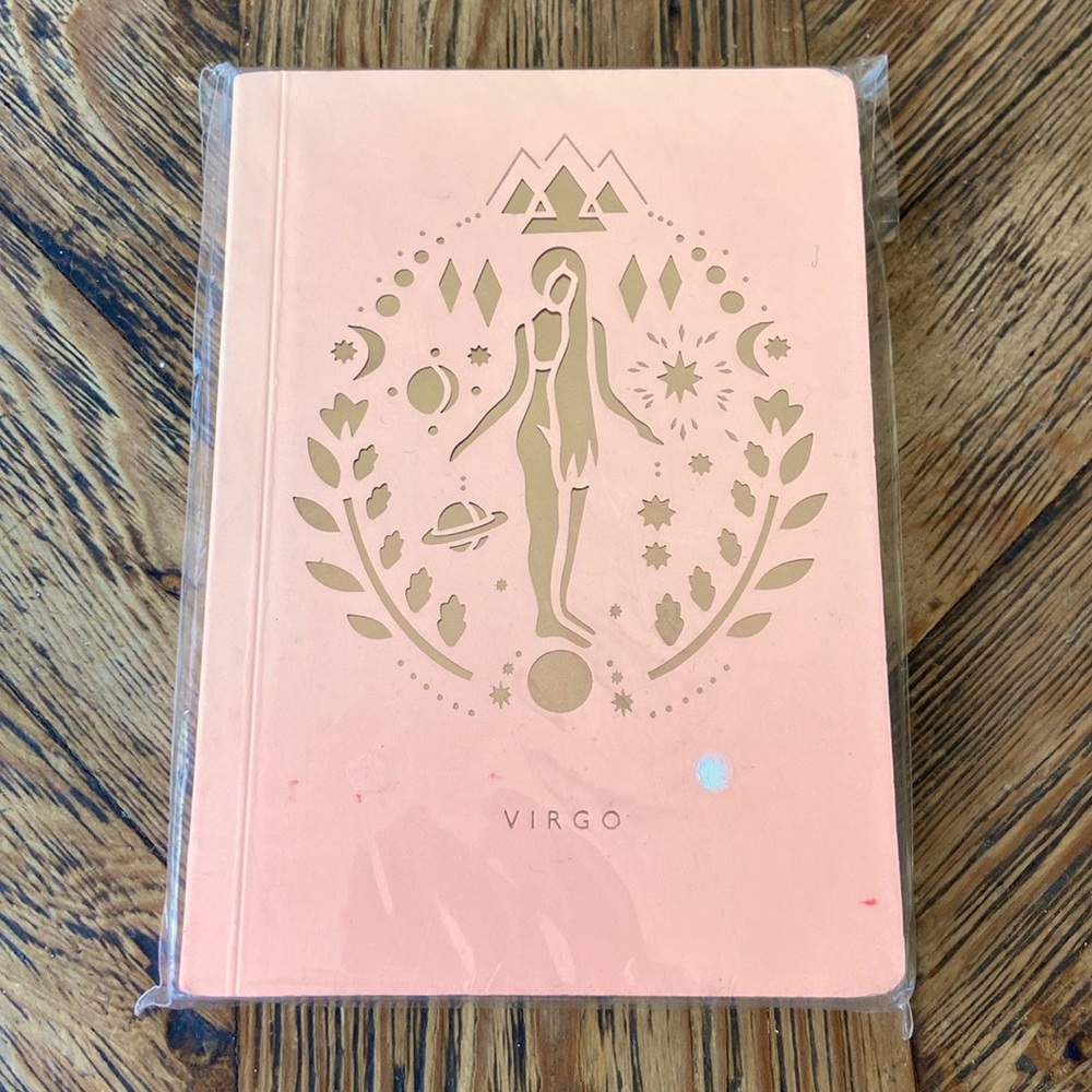 Peach Virgo Zodiac Journal from Gum Tree Boutique Hermosa Beach, CA New